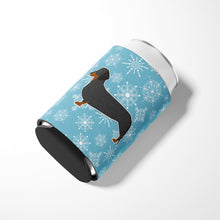 Load image into Gallery viewer, Winter Snowflake Dachshund Can or Bottle Hugger BB3482CC