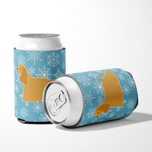 Load image into Gallery viewer, Winter Snowflake Cocker Spaniel Can or Bottle Hugger BB3486CC
