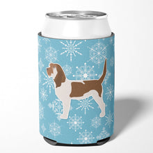 Load image into Gallery viewer, Winter Snowflake Grand Basset Griffon Vendeen Can or Bottle Hugger BB3490CC