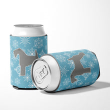 Load image into Gallery viewer, Winter Snowflake Kerry Blue Terrier Can or Bottle Hugger BB3492CC