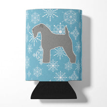 Load image into Gallery viewer, Winter Snowflake Kerry Blue Terrier Can or Bottle Hugger BB3492CC
