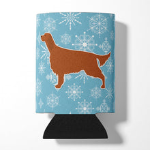 Load image into Gallery viewer, Winter Snowflake Irish Setter Can or Bottle Hugger BB3493CC