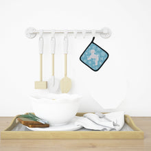 Load image into Gallery viewer, Winter Snowflake Bedlington Terrier Pot Holders - Set of 2 - Heat-Resistant Kitchen Essentials BB3494PTHD