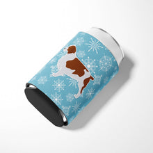 Load image into Gallery viewer, Winter Snowflake Welsh Springer Spaniel Can or Bottle Hugger BB3500CC