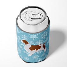 Load image into Gallery viewer, Winter Snowflake Welsh Springer Spaniel Can or Bottle Hugger BB3500CC