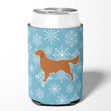 Load image into Gallery viewer, Winter Snowflake Golden Retriever Can or Bottle Hugger BB3504CC