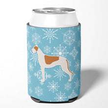 Load image into Gallery viewer, Winter Snowflake Greyhound Can or Bottle Hugger BB3505CC
