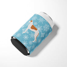 Load image into Gallery viewer, Winter Snowflake Greyhound Can or Bottle Hugger BB3505CC