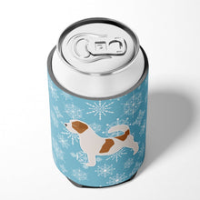 Load image into Gallery viewer, Winter Snowflake Jack Russell Terrier Can or Bottle Hugger BB3507CC