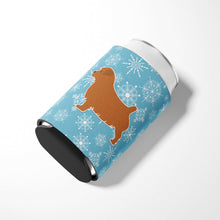 Load image into Gallery viewer, Winter Snowflake Norfolk Terrier Can or Bottle Hugger BB3509CC