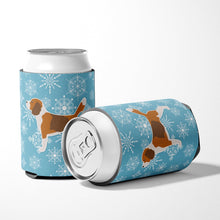 Load image into Gallery viewer, Winter Snowflake Beagle Can or Bottle Hugger BB3510CC