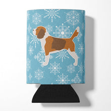 Load image into Gallery viewer, Winter Snowflake Beagle Can or Bottle Hugger BB3510CC