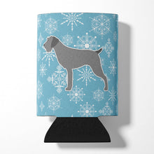 Load image into Gallery viewer, Winter Snowflake German Wirehaired Pointer Can or Bottle Hugger BB3511CC