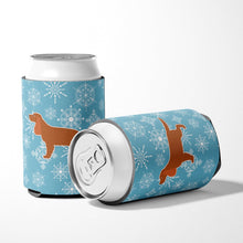 Load image into Gallery viewer, Winter Snowflake English Cocker Spaniel Can or Bottle Hugger BB3512CC
