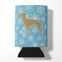 Load image into Gallery viewer, Winter Snowflake Italian Greyhound Can or Bottle Hugger BB3514CC