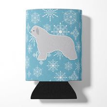 Load image into Gallery viewer, Winter Snowflake Spanish Water Dog Can or Bottle Hugger BB3515CC