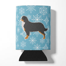 Load image into Gallery viewer, Winter Snowflake Bernese Mountain Dog Can or Bottle Hugger BB3519CC