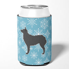 Load image into Gallery viewer, Winter Snowflake Croatian Sheepdog Can or Bottle Hugger BB3521CC