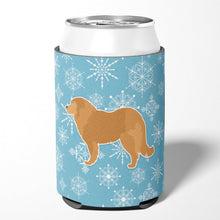 Load image into Gallery viewer, Winter Snowflake Caucasian Shepherd Dog Can or Bottle Hugger BB3525CC