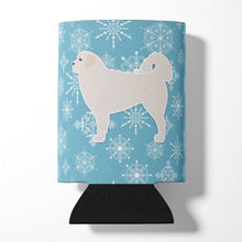 Load image into Gallery viewer, Winter Snowflake Polish Tatra Sheepdog Can or Bottle Hugger BB3527CC