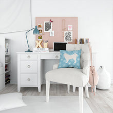 Load image into Gallery viewer, Winter Snowflake Polish Tatra Sheepdog Throw Pillow - 14x14 Decorative Pillow – Art for Your Home &amp; Patio BB3527PW1414