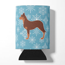 Load image into Gallery viewer, Winter Snowflake Australian Kelpie Dog Can or Bottle Hugger BB3529CC