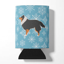Load image into Gallery viewer, Winter Snowflake Sheltie/Shetland Sheepdog Can or Bottle Hugger BB3530CC