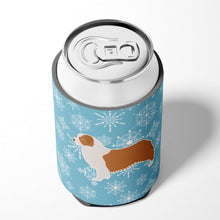 Load image into Gallery viewer, Winter Snowflake Australian Shepherd Dog Can or Bottle Hugger BB3533CC