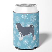 Load image into Gallery viewer, Winter Snowflake Lowchen Can or Bottle Hugger BB3535CC
