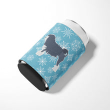 Load image into Gallery viewer, Winter Snowflake Lowchen Can or Bottle Hugger BB3535CC