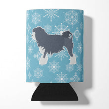 Load image into Gallery viewer, Winter Snowflake Lowchen Can or Bottle Hugger BB3535CC