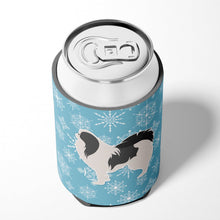 Load image into Gallery viewer, Winter Snowflake Japanese Chin Can or Bottle Hugger BB3537CC