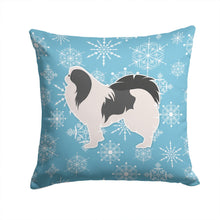 Load image into Gallery viewer, Winter Snowflake Japanese Chin Throw Pillow - 14x14 Decorative Pillow – Art for Your Home &amp; Patio BB3537PW1414