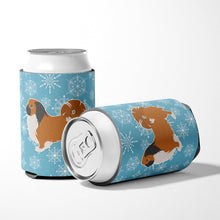 Load image into Gallery viewer, Winter Snowflake Pekingese Can or Bottle Hugger BB3538CC