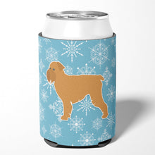 Load image into Gallery viewer, Winter Snowflake Brussels Griffon Can or Bottle Hugger BB3540CC