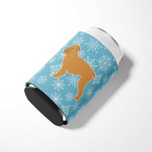 Load image into Gallery viewer, Winter Snowflake Brussels Griffon Can or Bottle Hugger BB3540CC