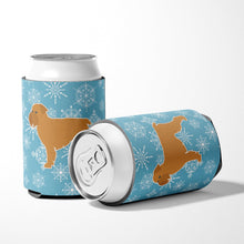 Load image into Gallery viewer, Winter Snowflake Brussels Griffon Can or Bottle Hugger BB3540CC