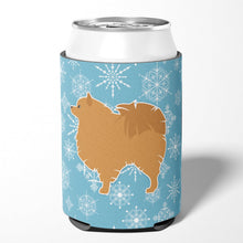Load image into Gallery viewer, Winter Snowflake Pomeranian Can or Bottle Hugger BB3542CC