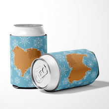Load image into Gallery viewer, Winter Snowflake Pomeranian Can or Bottle Hugger BB3542CC