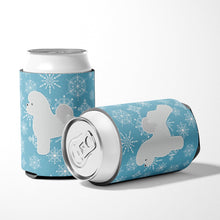 Load image into Gallery viewer, Winter Snowflake Bichon Frise Can or Bottle Hugger BB3545CC
