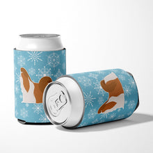 Load image into Gallery viewer, Winter Snowflake Shih Tzu Can or Bottle Hugger BB3546CC
