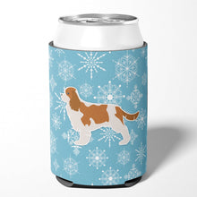 Load image into Gallery viewer, Winter Snowflake Cavalier King Charles Spaniel Can or Bottle Hugger BB3549CC
