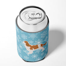 Load image into Gallery viewer, Winter Snowflake Cavalier King Charles Spaniel Can or Bottle Hugger BB3549CC