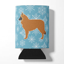 Load image into Gallery viewer, Winter Snowflake Belgian Shepherd Can or Bottle Hugger BB3561CC