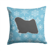 Load image into Gallery viewer, Winter Snowflake Puli Throw Pillow - 14x14 Decorative Pillow – Art for Your Home &amp; Patio BB3563PW1414