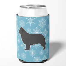 Load image into Gallery viewer, Winter Snowflake Newfoundland Can or Bottle Hugger BB3564CC