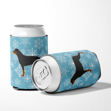 Load image into Gallery viewer, Winter Snowflake Rottweiler Can or Bottle Hugger BB3566CC