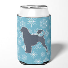 Load image into Gallery viewer, Winter Snowflake Portuguese Water Dog Can or Bottle Hugger BB3568CC