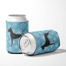 Load image into Gallery viewer, Winter Snowflake Great Dane Can or Bottle Hugger BB3575CC