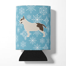 Load image into Gallery viewer, Winter Snowflake Bull Terrier Can or Bottle Hugger BB3578CC